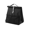 FRAMTUNG lunch bag, black, 8 ¾x6 ¾x13 ¾ - IKEA