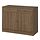 TONSTAD - 邊櫃, 棕色 染色橡木面板, 121x47x90 公分 | IKEA 線上購物 - PE898741_S1