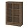 TONSTAD - 玻璃滑門櫃, 棕色 染色橡木面板, 82x37x120 公分 | IKEA 線上購物 - PE898743_S1