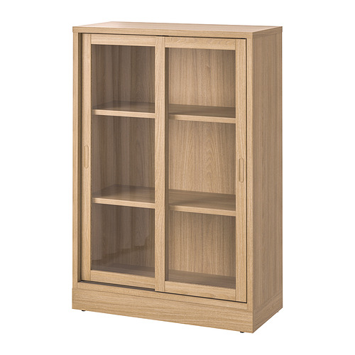 TONSTAD cabinet with sliding glass doors