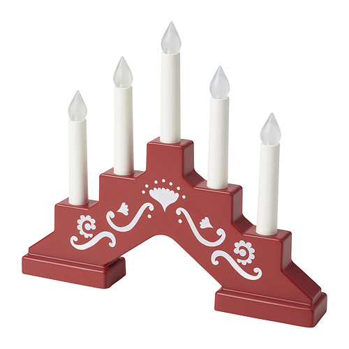 STRÅLA LED 5-armed candelabra