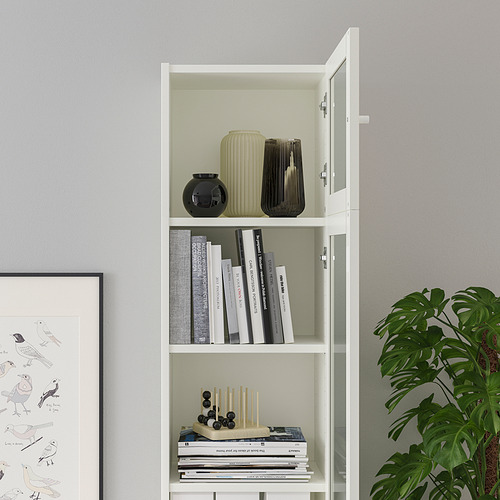 BILLY/OXBERG bookcase with glass door