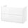 ÄNGSJÖN - wash-stand with drawers, high-gloss white, 100x48x63 cm | IKEA Taiwan Online - PE902299_S1