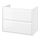 ÄNGSJÖN - wash-stand with drawers, high-gloss white, 80x48x63 cm | IKEA Taiwan Online - PE902316_S1