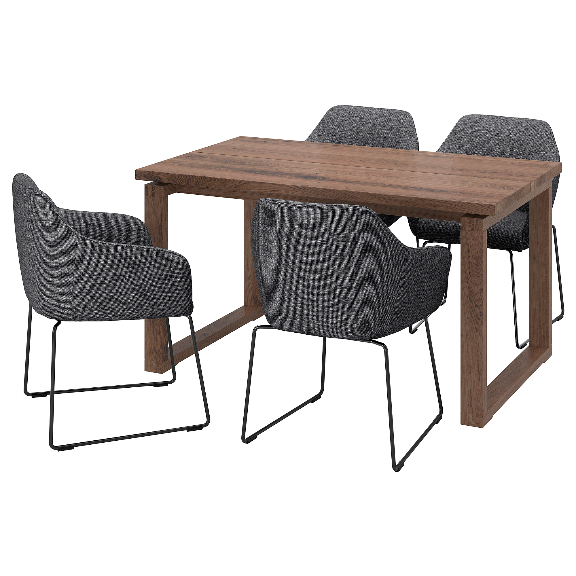 MÖRBYLÅNGA/TOSSBERG table and 4 chairs