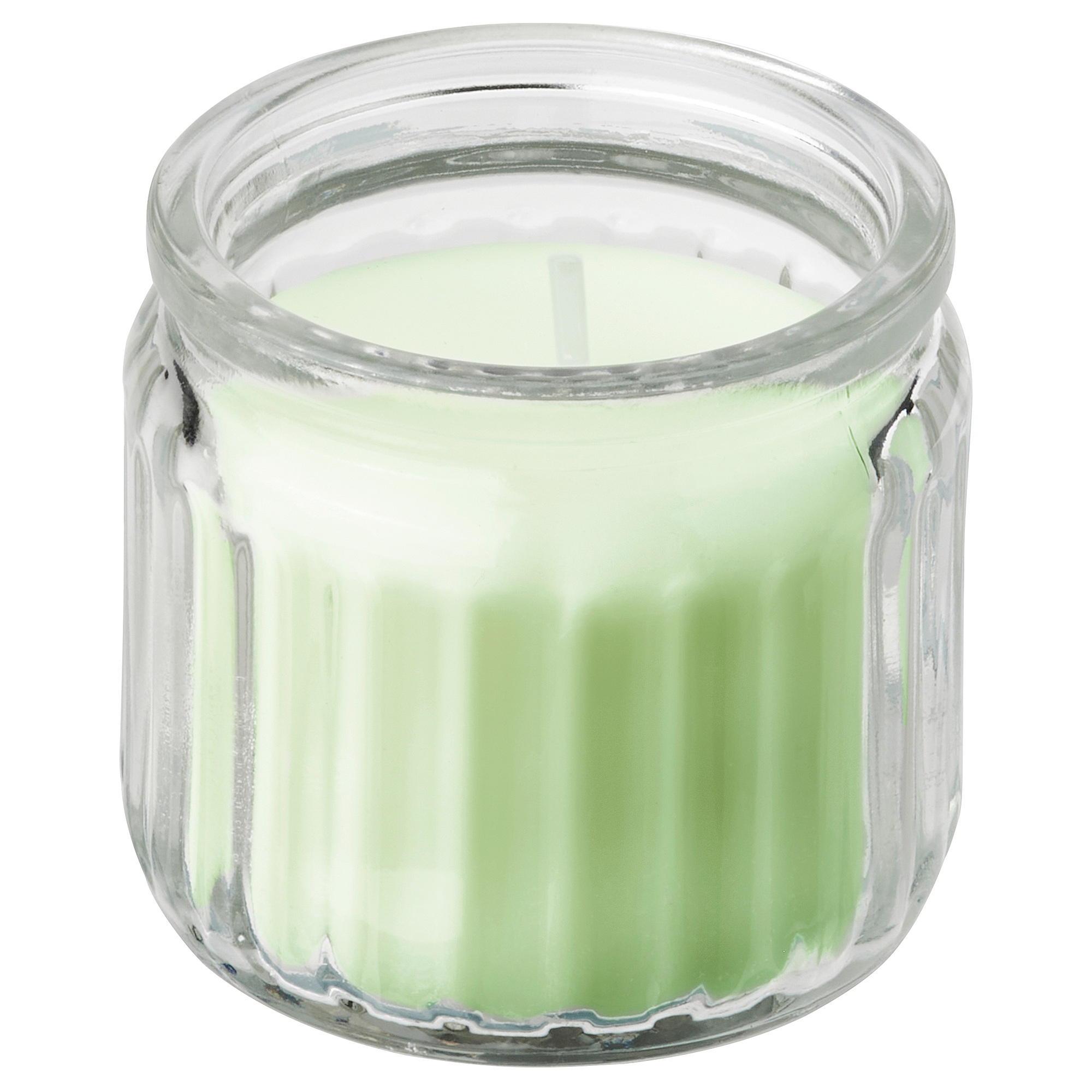 LÖVSKOGSLUND scented candle in glass