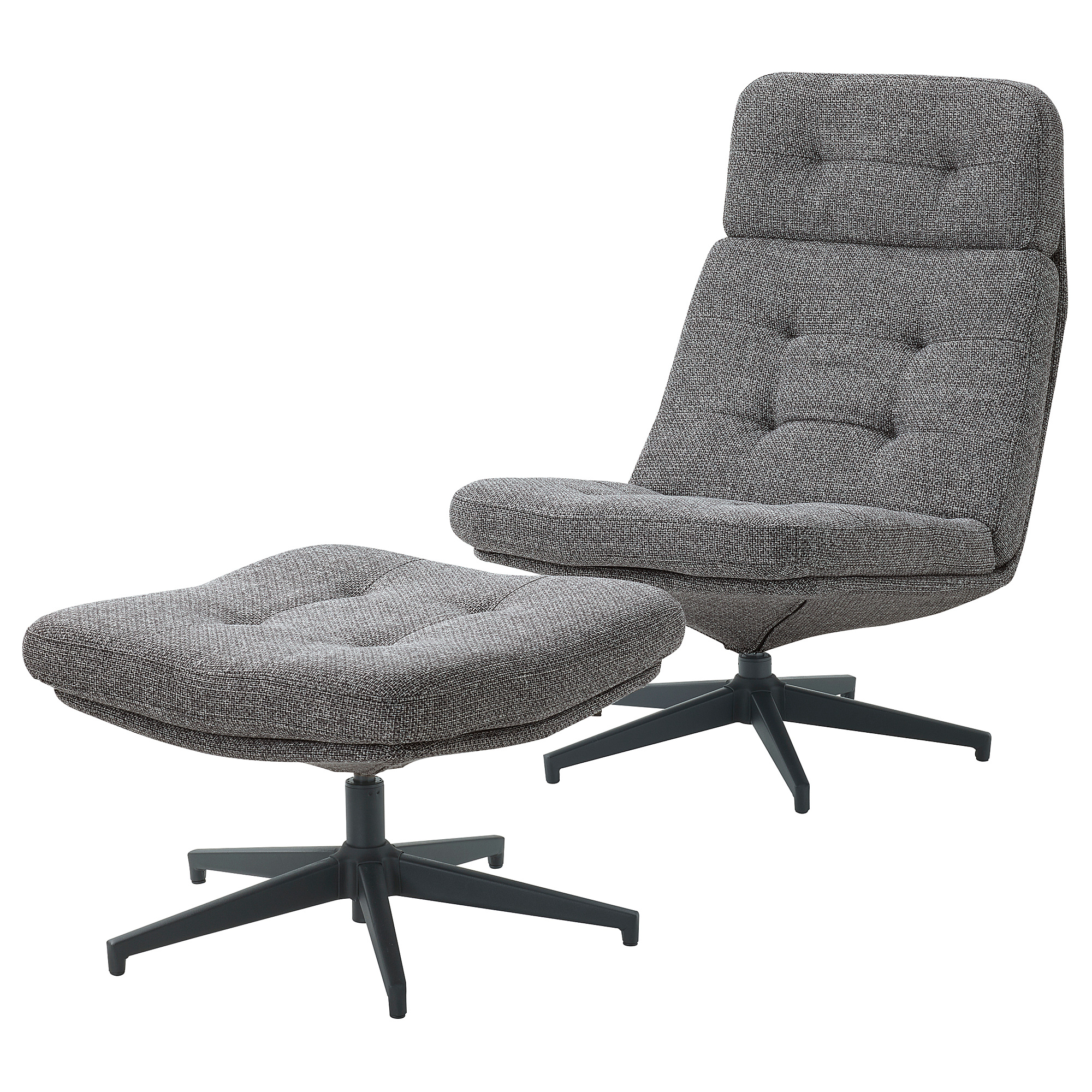 HAVBERG armchair and footstool