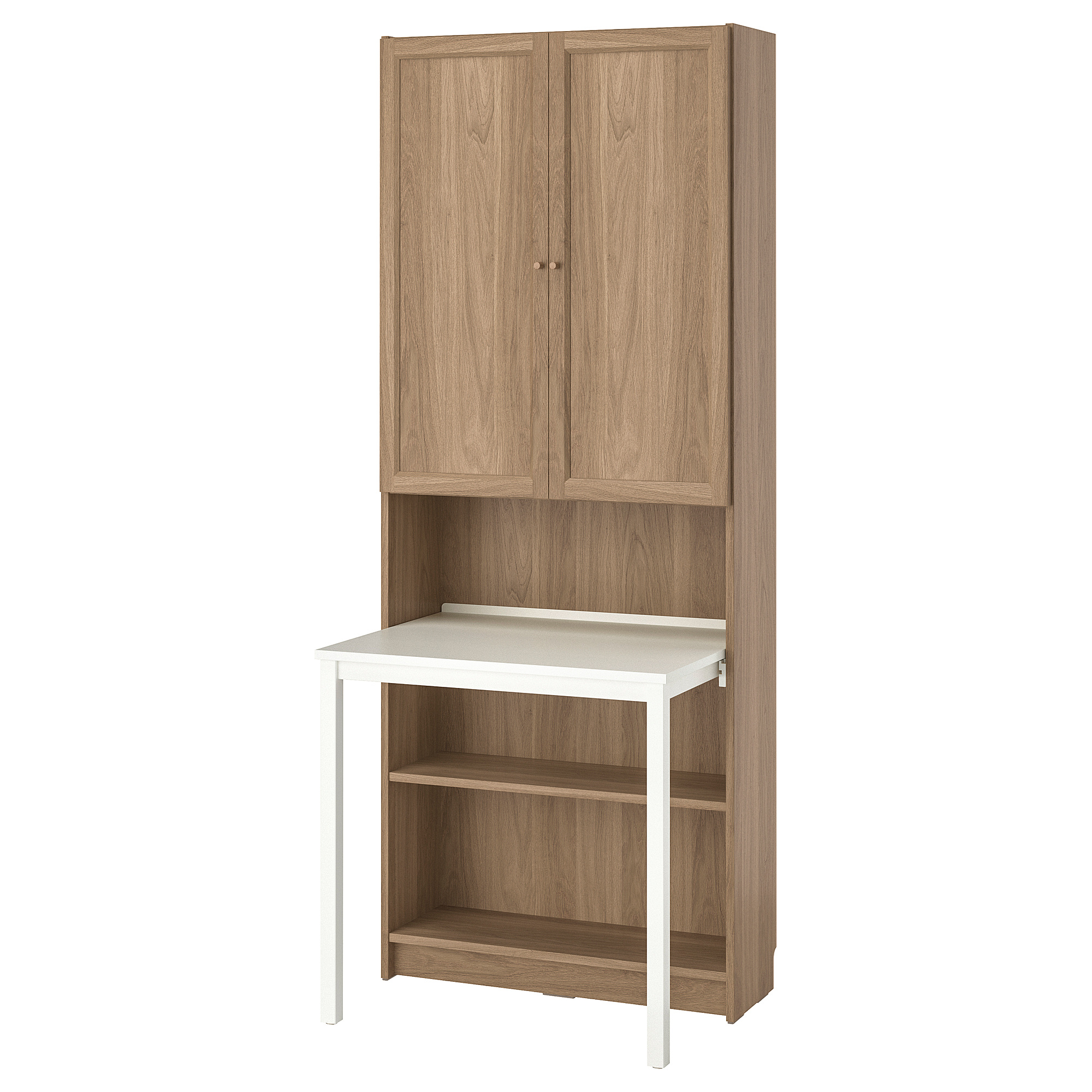 BILLY/OXBERG Bookcase with desk