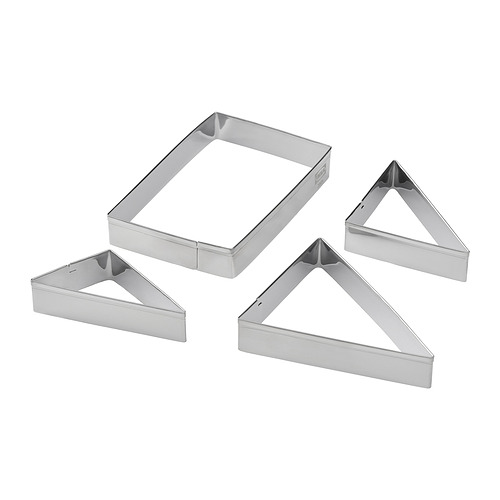 LÄTTBAKAD cookie cutter, set of 4