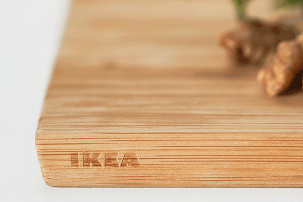 STOLTHET Chopping board, bamboo, 35x22 cm - IKEA