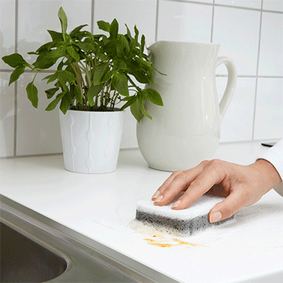VÄLVÅRDAD Dish brush, stainless steel/beech - IKEA