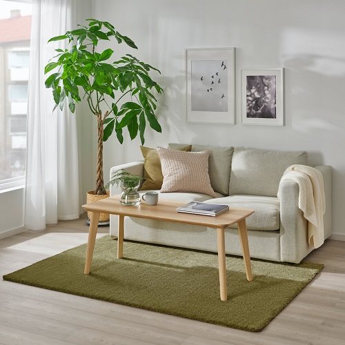 BRYNDUM Kitchen mat, beige, 45x120 cm - IKEA