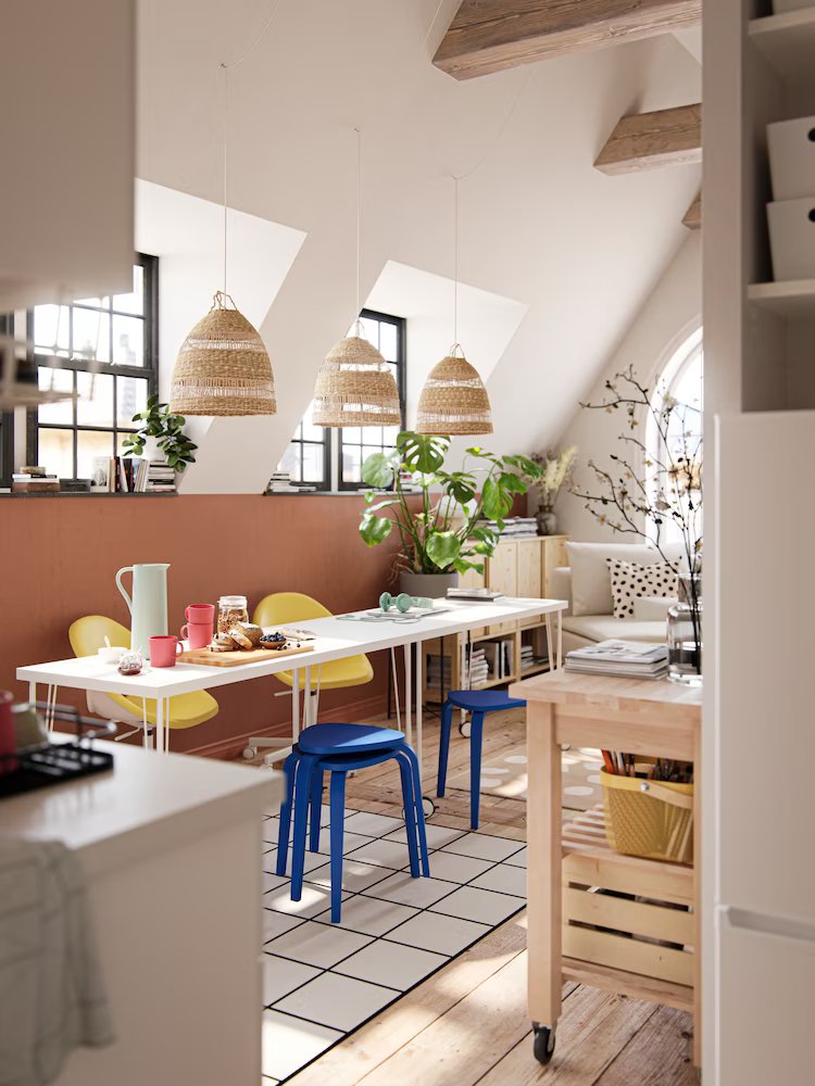 A fun, youthful kitchen in a multifunctional studio - IKEA